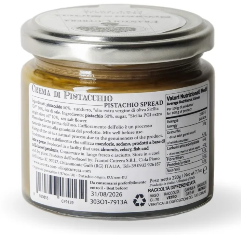 Artisanal Pistachio Spread