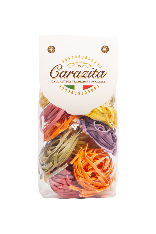 Pasta Nests - 500g - Multicolored Rainbow Pasta