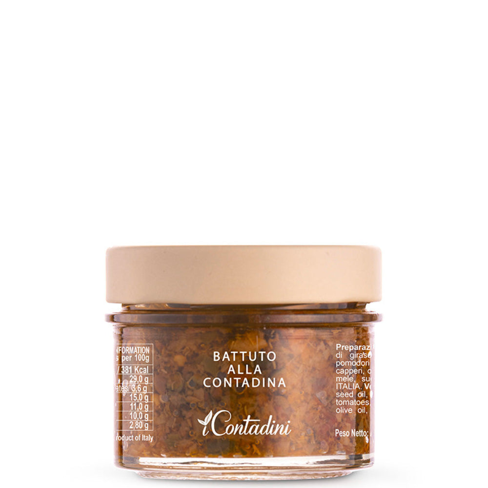 Jar of 'Battuto Alla Contadina' by Contadini on a white background