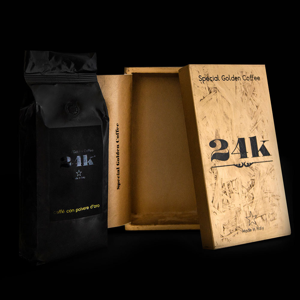 Special Golden Coffee 24K - Box and bag