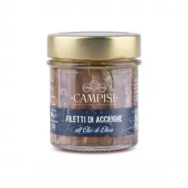 Anchovy Fillets in Olive Oil with pepper - 200g Jar