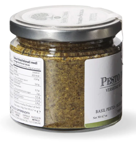 Pesto di Basilico - Valori nutrizionali